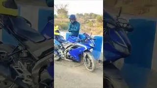 Yamaha R15 👉 V3 Set Up 🔥 #trending #shortsviral #biker #r15v3 #yamahar15 #yt