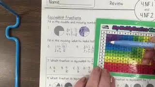Equivalent Fractions Review for the TOP SECRET envelope