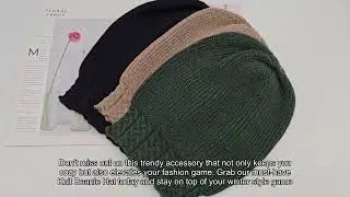 Customized Classic Beanie Cap, Knitted Beanie for Adult Men & Women, Beanie China Factory