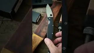 Pedra de Afiar - RLQ | Afia&ccedil;&atilde;o do canivete Spyderco Resilience.
