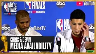 Devin Booker & CP3 Game 3 Postgame Press Conference | #NBAFinals