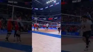 Jump spike😱 #volleyball #volleyballmatch #volli #vollyjapan #shorts