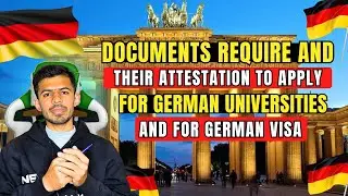2) 📄 Documents Required for Study in Germany | Bachelor&rsquo;s & Master&rsquo;s | Attestation Guide 2025 🇩🇪