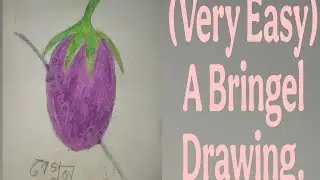 How to draw a bringel.Fairuz's Art.
