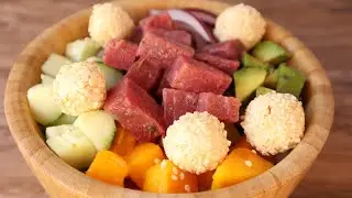 BOWL DE ATUN, POKE BOWL RECETA SALUDABLE