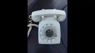 1978 Western Electric 500 Rotary Telephone Ringing
