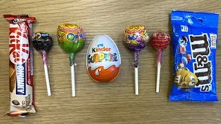 Asmr Unboxing Candy Lollipops and Chocolate Satisfying Video