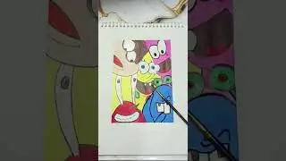 Colorful Cartoon  Art#CartoonArt #ColorfulArt #CreativeDrawing #HandmadeArt #ArtLovers#