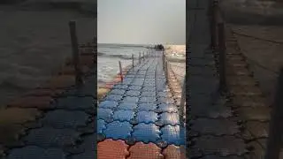 Walking on Water!! Floating Bridge Experience 🌊✨