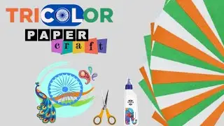 Republic Day Craft ideas 🇮🇪🇮🇪/Tricolour Craft Ideas/Paper Craft/DIY/Craft