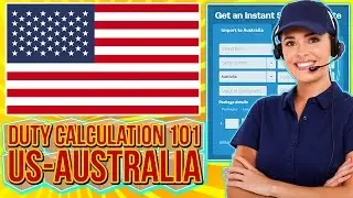 How to calculate import duty of LCL from US into Australia