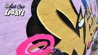 Homer & Marge Simpson POV Graffiti with Flying Pink Doughnuts