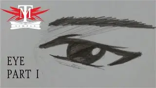 Easy Way to draw eye with 2B Pencil for Beginners | Anime style. PART 1 #shorts