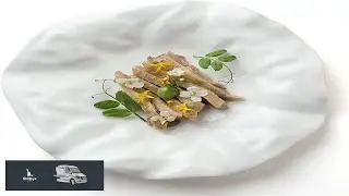 ?Kitchen Dinner Plates Sets Ceramic Plate Irregular White Porcelain Western Plate Lotus