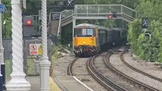 'The Chessy Ned' - 1Z93 & 1Z94 Class 73119, DEMU 1001 & 66794 at Windsor & Eton Riverside - 1/7/23