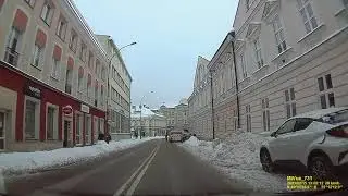 Sanok - centrum miasta 15.02.2021