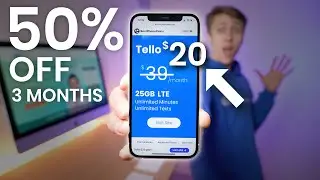 Tello Plans 50% Off for 3 Months! Get 25GB for $20!