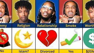 Comparison: 21 Savage vs Offset vs Quavo 