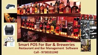 Smart POS For Bar & Hotels & Restaurants Call - 9730331240 Billing Software For Bar
