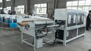 DABA Full Automatic Paper Core Cutting Machine With Auto Core Loading System Shipped To USA#cutter
