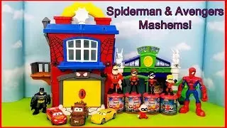 Spiderman, The Incredibles, Batman, & Cars 3 Crew Find Ultra Rare Avengers Mashems