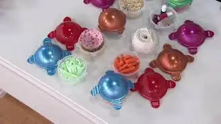 LocknLock Set of 10 Multicolor Mini Dome Storage Set on QVC