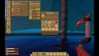 RAFT SURVIVAL GAME FOR BEGINNERS - PART 1  - FISHING, RESEARCH TABLE,  SIMPLE PURIFIER, SIMPLE GRILL