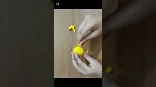 Cute Clay art .. #chick #clay #clayart #claychick #cute #kawaii #diy #diycrafts