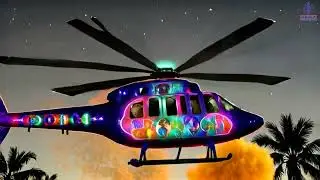 FULL ON PSYTRANCE 2025 🚁 Helicopter Trip to Shiva Stage | Goa Trance Sunset Experience