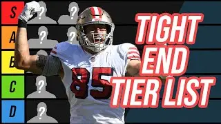 2020 Fantasy Football - Tight End Tier List