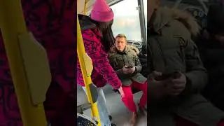 Stranger Helps Elderly Passenger on the Bus