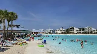Crystal Lagoon at Beachwalk Club in St. Johns County, Florida - July 2, 2023.