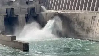 Dam view Kashmir 
