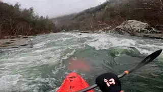 Clear Creek Canyon (Lilly - Nemo) Kayaking PFD ~460 CFS - Obed Wild & Scenic River - Part #2