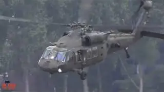 Blackhawks, Chinook and Apache helicopters!