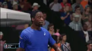 Gael Monfils vs Dan Evans - Rotterdam ATP AO tennis 2 PS4