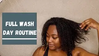 Full Fall Wash Day Routine | Type 4 Low Porosity Hair | Jas Nicole