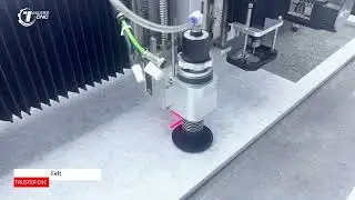 Felt cutting machine #trustercnc #digitalcutter