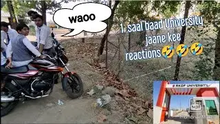 Ye kaise reactions mile🤩.rkdf university bhopal(m.p)