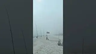 Рыбалка с берега зимой! #рыбалкавидео #рыбалка #рыба #рыбалкасберега