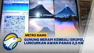 Gunung Merapi Kembali Erupsi, Luncurkan Awan Panas 2,5 Km