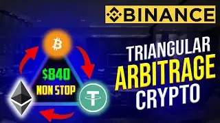 Triangular Arbitrage Crypto $840 daily || make passive income daily with HOTBIT  || crypto arbitrage