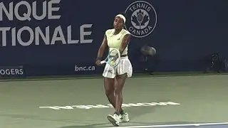 Coco Gauff wins &hellip;.But Ugly 23 Double Faults | Danielle Collins puts up a fight