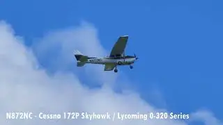 Cessna 172P Skyhawk P Flying Low Over New Century AirCenter (JCI), KS - N872NC