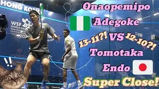Tomotaka Endo VS Onaopemipo Adegoke -WSF Men's World Team Championships#nigeriansports #nigerianews