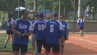 Law enforcement agencies hold softball competition to raise money