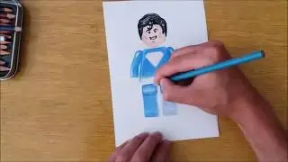 DnS rysuje: LEGO Superman: speed drawing