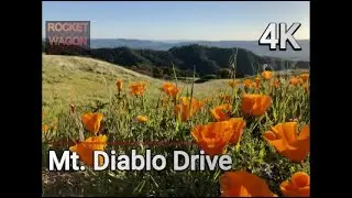 Mt. Diablo State Park scenic TimeWarp drive on a green day, California Travel POV 03/27/2021 [4K]