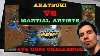 Akatsuki vs Martial Artists - 4on4 Ugri Challenge - Warcraft 3