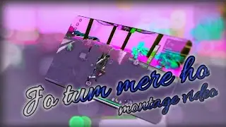 Jo Tum Mere Ho Free Fire Montage | Instagram Trending Song 😍| Free Fire Song | Free Fire Status 
